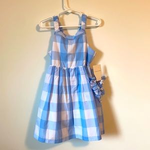 Blue check sundress